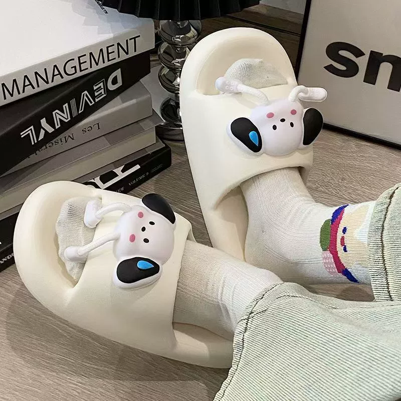 Симпатичные толстые подошвы EVA тапочки женский летний новый крытый выход нескользящие и не вонючие ноги легкие мультяшные холодные тапочки женский