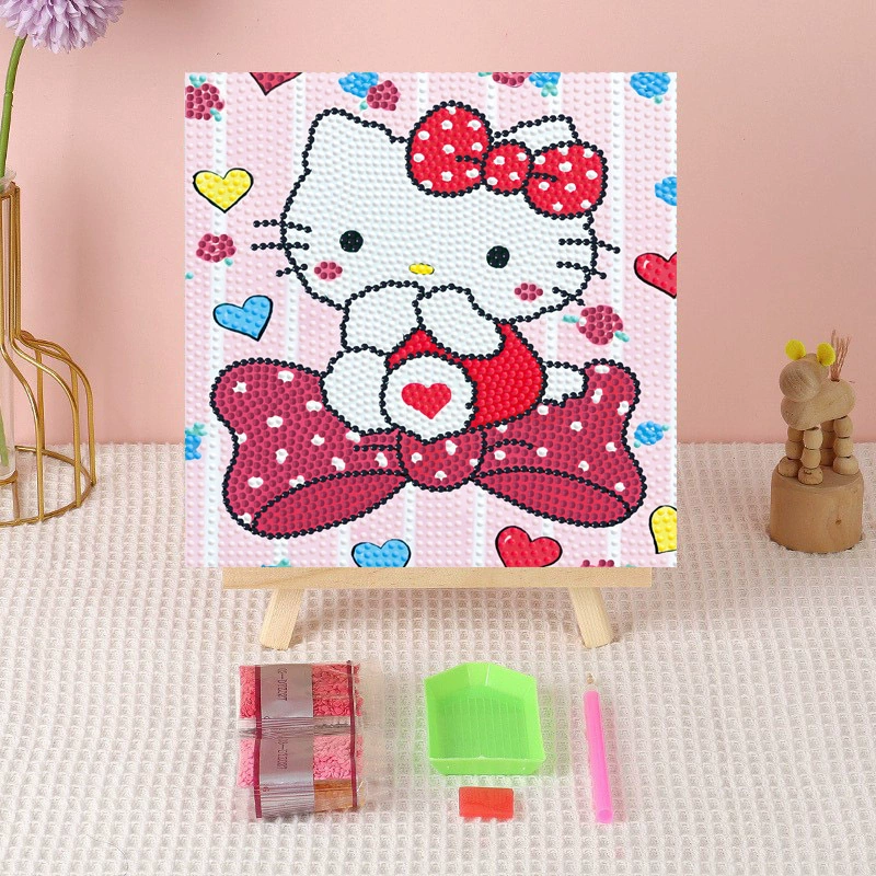 Алмазная вышивка (canvas) Genshin Impact DIY, 20×20 / 30×30, деревянная внутренняя рама и набор инструментов