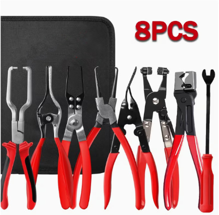 Клещи для авторемонта 8 шт., комплект один