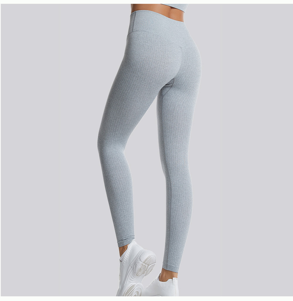 Classic Style Solid Color Chemical Fiber Blending Nylon Active Bottoms Leggings display picture 6