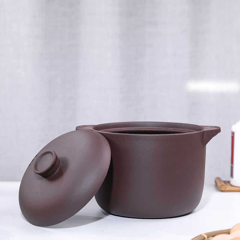 宜興紫砂鍋大號燉湯煲家用明火燃氣電陶爐高溫不炸無釉無塗層砂鍋