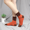 Japanese colored breathable socks, mid-length, high waist, wholesale