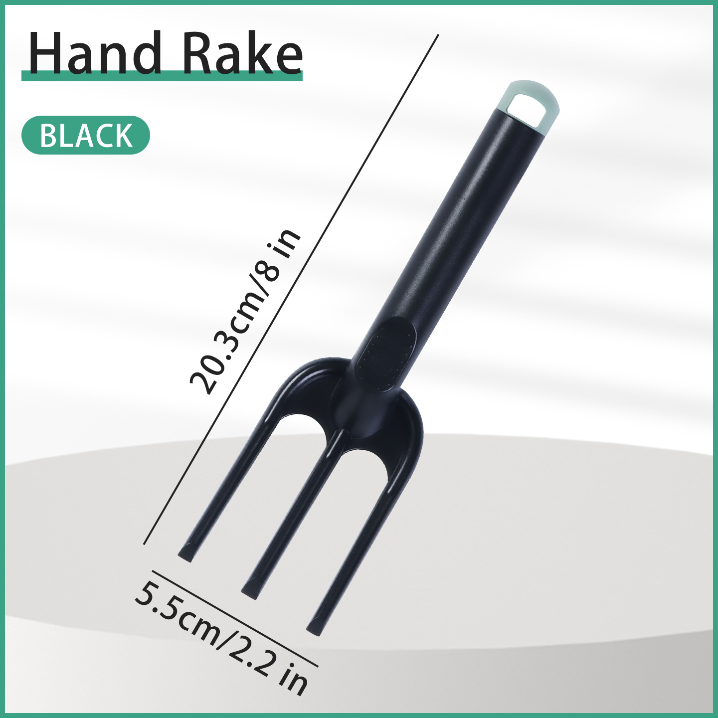 [pp material] j101g black three-tooth soil planing fork
