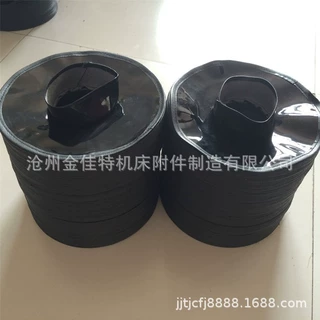 机床滚珠丝杠防护罩耐温拉链式气缸保护套圆筒伸缩式圆形防尘罩