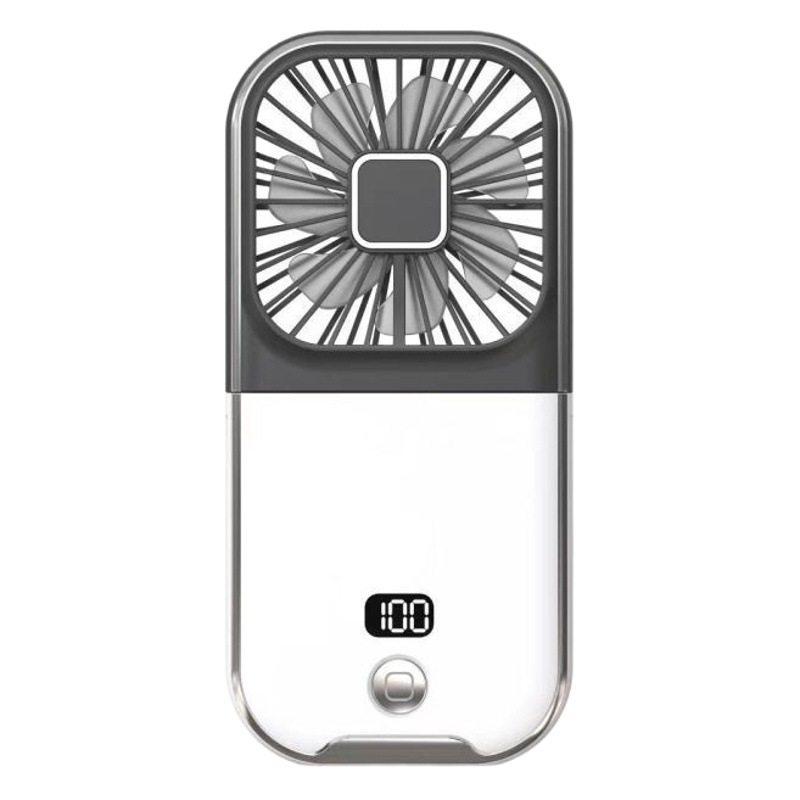 Mini Ventilador USB Portátil — Ventilador Plegable de Escritorio y Colgante al Cuello, Recargable