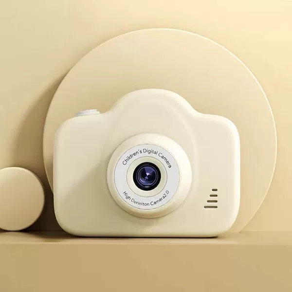 High-definition yellow [Selfie + video recording + filter + music] - high-speed 64G memory card - [can take 10,000 photos and transfer to mobile phone]
