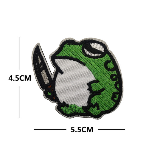 Tai Feng's cute cartoon animals with knives, cats, ducks and geese, tactical embroidery cloth stickers, Velcro patches, clothing accessories