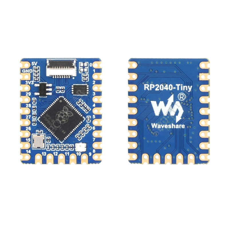 树莓派Pico RP2040-Tiny开发板 分体式USB接口设计微型控制器
