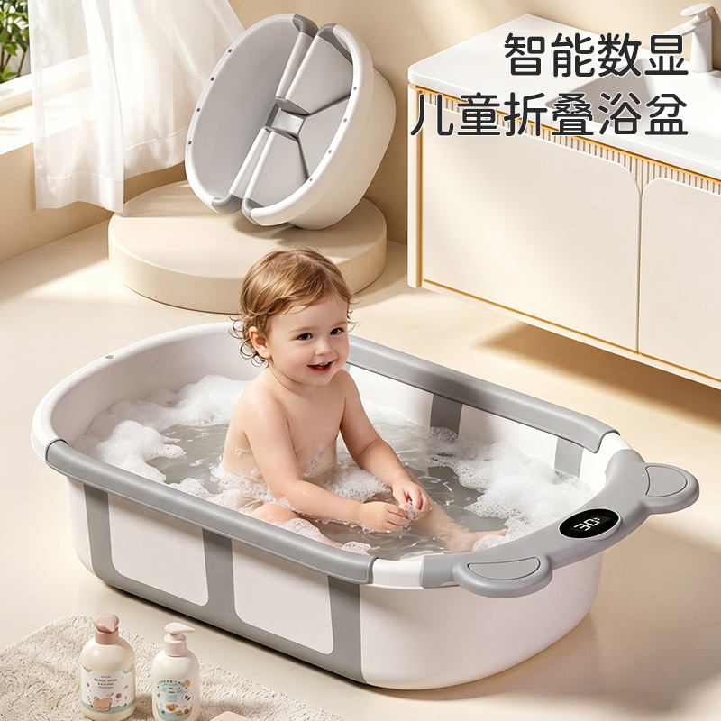 bañera plegable personalizada bañera de bebés bañera sensible a la temperatura bañera de bebés artículos de baño para recién nacidos