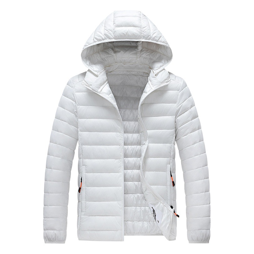 Abrigo de algodón acolchado para hombre 2023 Chaqueta de invierno Chaqueta de algodón acolchada ligera SLIM-Fit Chaqueta de algodón acolchada ligera talla grande multicolor abajo abrigo de algodón acolchado para hombres suministro transfronterizo