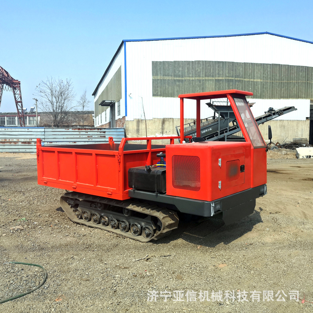 农用全地形履带运输车 果园自卸履带农用车 苗木绿化履带随车吊