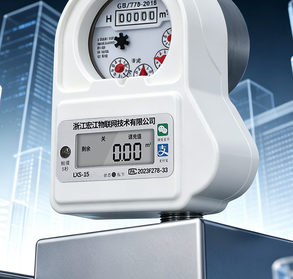 Счетчик воды Hongjiang 4-point для холодной воды