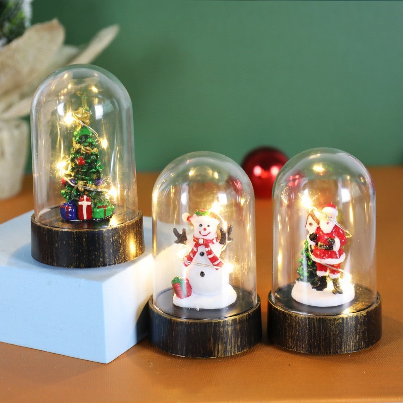 クリスマス装飾品老人雪だるまナイトライトクリスマスクリエイティブプレゼントデスクトップ装飾クリスマス装飾ランプ|undefined