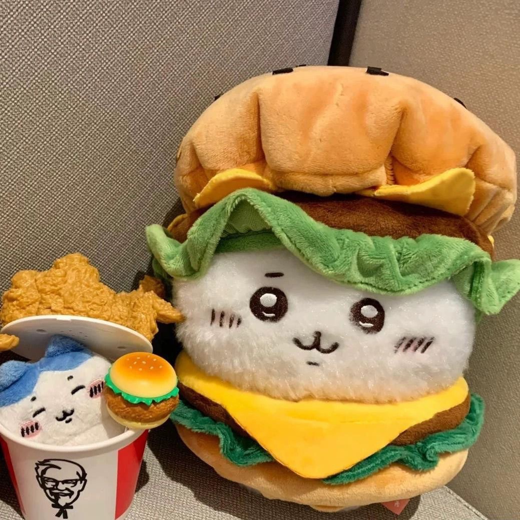 Trendy 10cm Doll Clothes Hamburger Cute Hamburger Outfit Doll Clothes Replacement Usachi Dress-Up