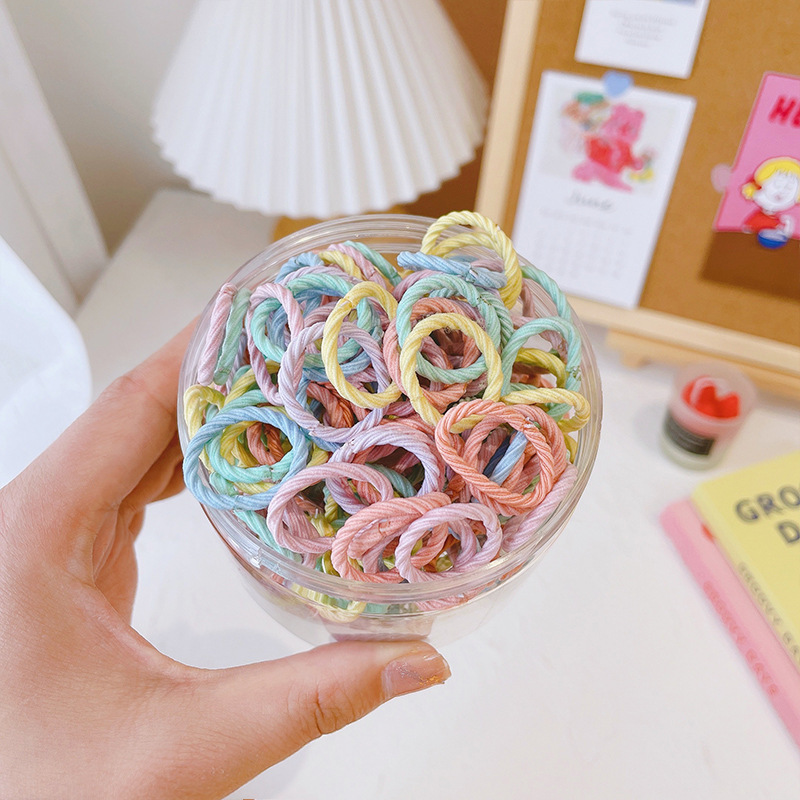 Tie Head Thumb Hair Band Does Not Harm Children's Hair Accessories Rubber Band High Elastic Korean Girls' Head Rope Baby Rubber Band