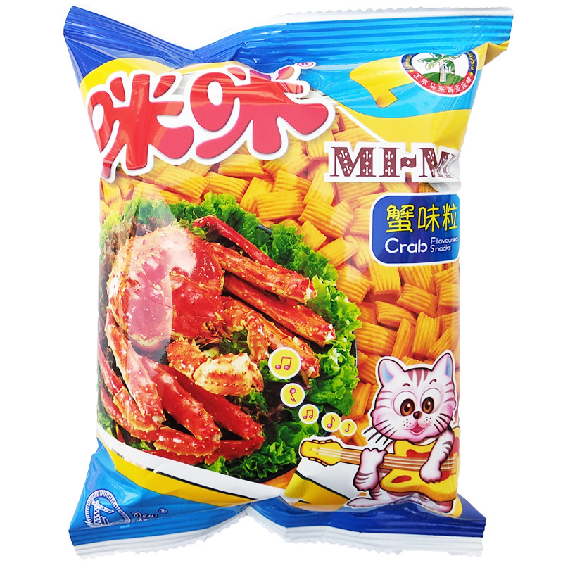 Authentic Mimi Shrimp Flavor Stick Crab Flavor Pellets 90g nostalgic snack leisure food wholesale
