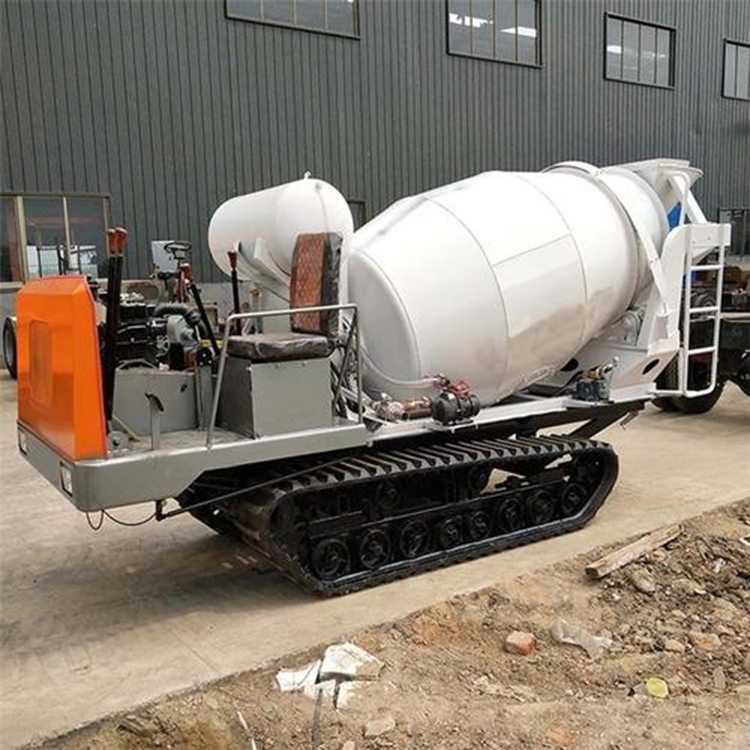 矿用小方量搅拌车 混凝土搅拌运输罐车履带式 商砼搅拌 灵活方便