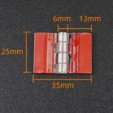哈泰 Self-adhesive acrylic transparent hinge plexiglass hinge bonded acrylic box plastic hinge