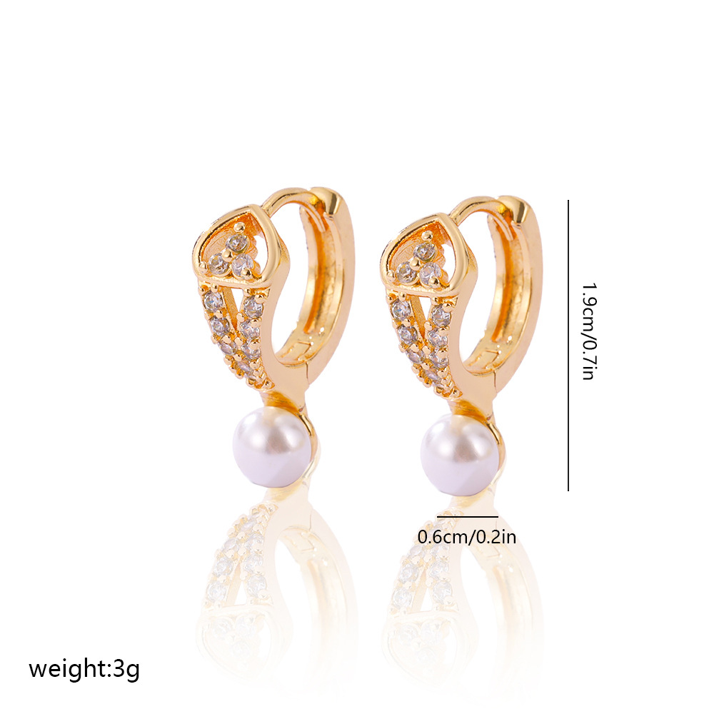 5g Weight Brass Ear Needle Material Zircon Inlay Material Drop Earrings Classification 1 Pair Quantity Daily Occasion Brass Material Heart Shape, Bow Knot Pattern Women's Gender Inlay Design Elegant Style 1 Pair Elegant Heart Shape Bow Knot Inlay Brass Zircon Drop Earrings 13