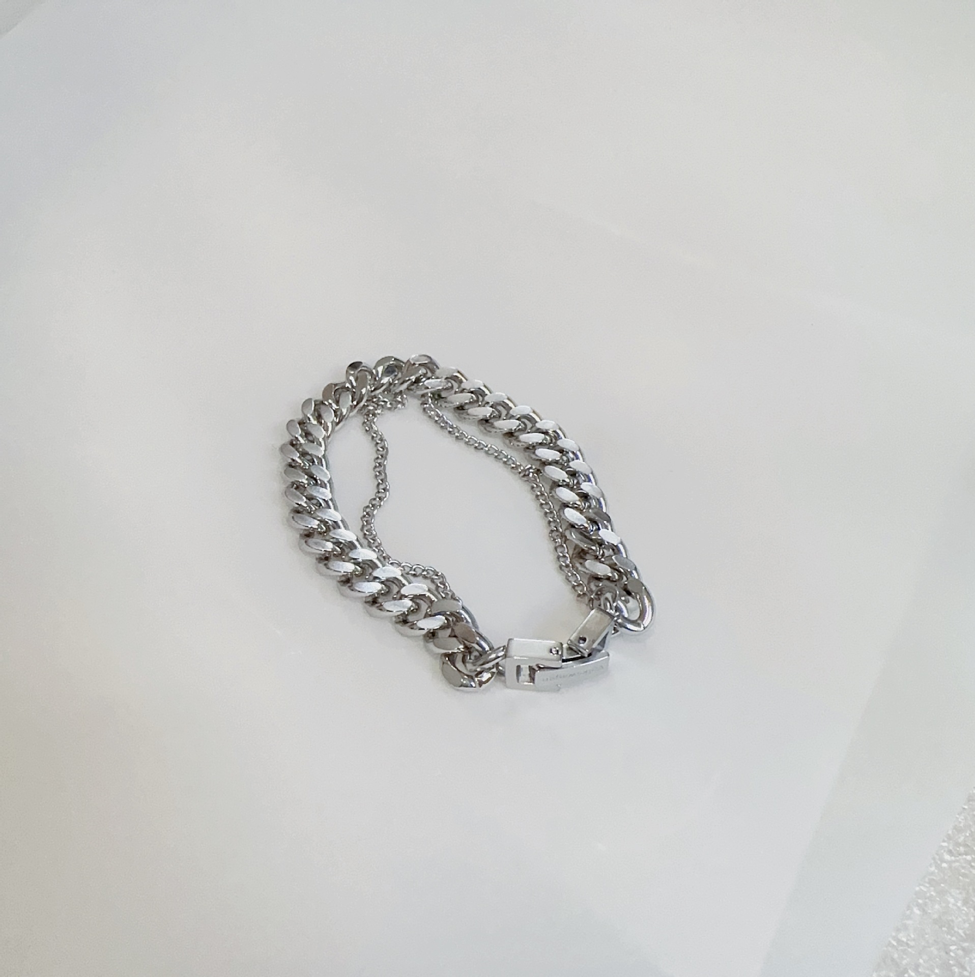 Herren Cuban Link Armband Edelstahl Wasserfest Schmuck_voghion.com