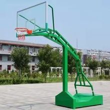 防液压移动篮球架固定式篮球架弹簧篮圈加强型球架户外标准篮球架