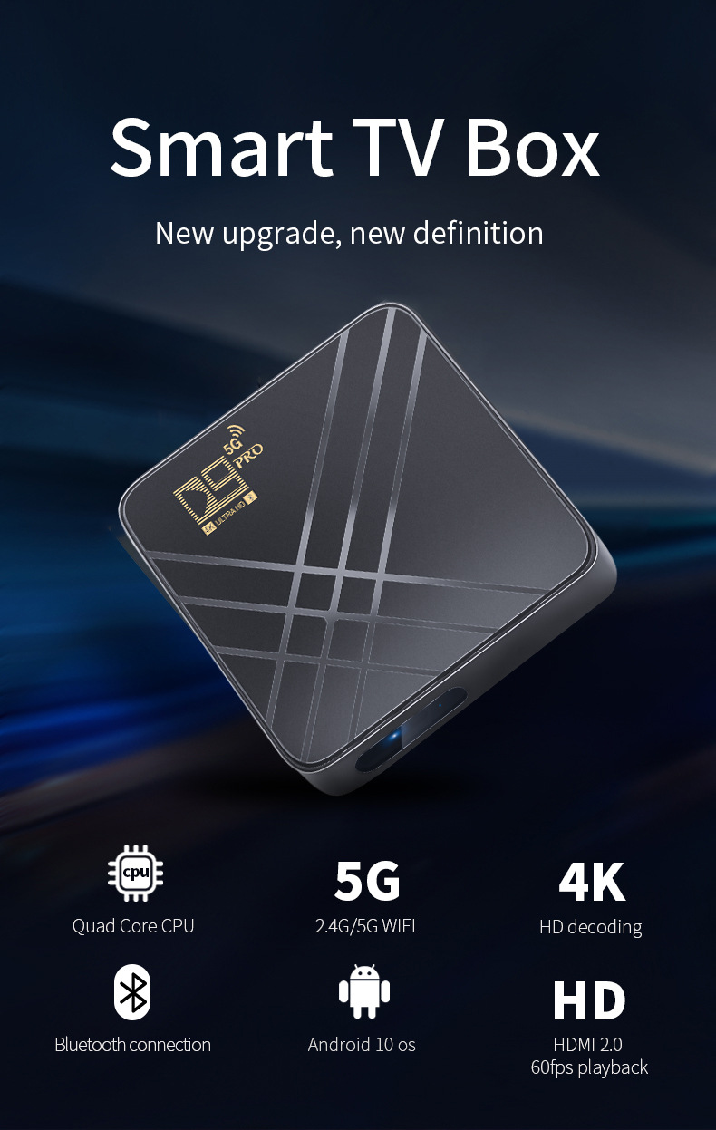 D9 PRO 5G Android TV Box Image 1