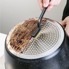 Long-handled Kitchen Range Cleaner 3-Pack Grease Trap Copper Wire Brush Stove Grout Cleaning Brush