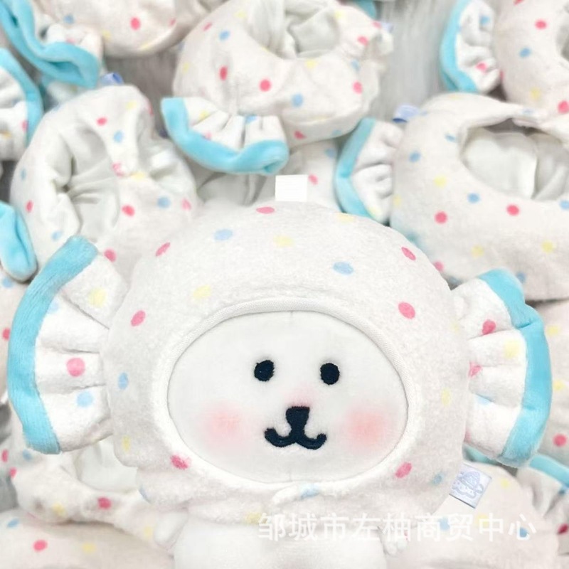 自虐的なクマの赤ちゃん服、抹茶アイスクリームのヘッドギア、シロクマのキュートでかわいい人形のドレスアップ、女の子への誕生日プレゼント|undefined