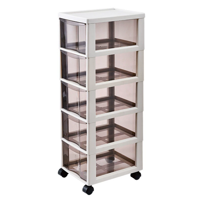 Тумба-органайзер на колесиках, детский шкаф, тумба для хранения закусок из полипропилена, пластиковый шкаф для хранения в ванной комнате