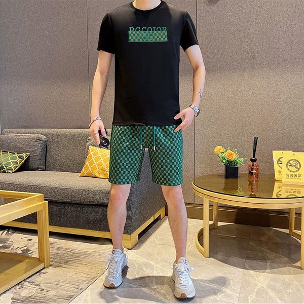 Black set, T-shirt, shorts