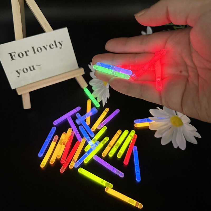 1.5inch Small Fish-Shaped Floats, Direct Supply from the Manufacturer, Disposable Mini Glow Stick Toys, Aliexpress, Xiyin, Temu Cross-Border