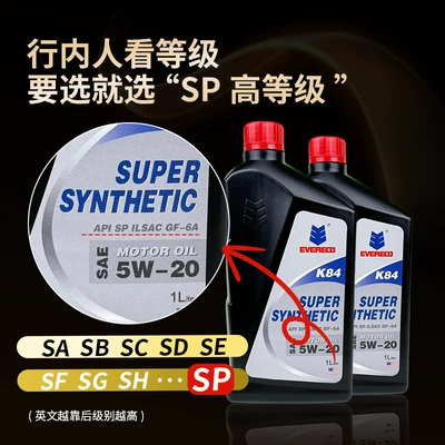 Synthetic Engine Oil 5W-20Evereco: Gasoline Engine Oil