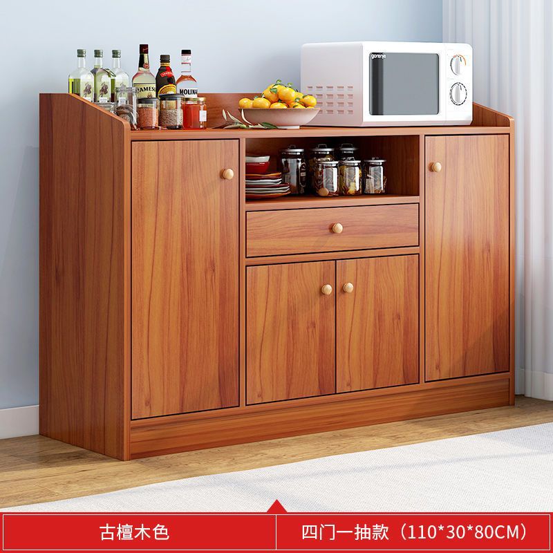 Sideboard Wine Cabinet Cupboard Modern Minimalist Home Kitchen Stove Tea Cabinet Living Room Wall Microwave Oven Storage Rack