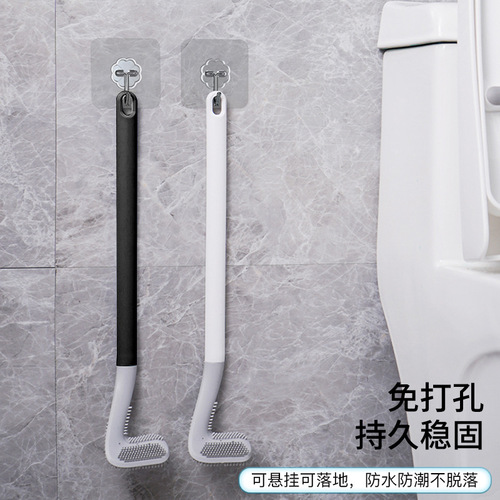 Toilet Brush Home No Dead Angle Toilet Brush Bathroom Cleaning and Scrubbing Toilet Artifact  New Toilet Cleaning Brush