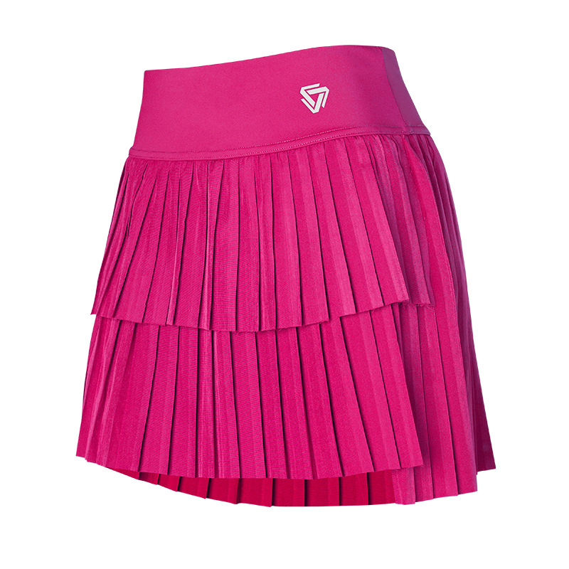 Falda deportiva Caijue, falda corta transpirable para bádminton, tenis, yoga, correr, maratón, falda plisada