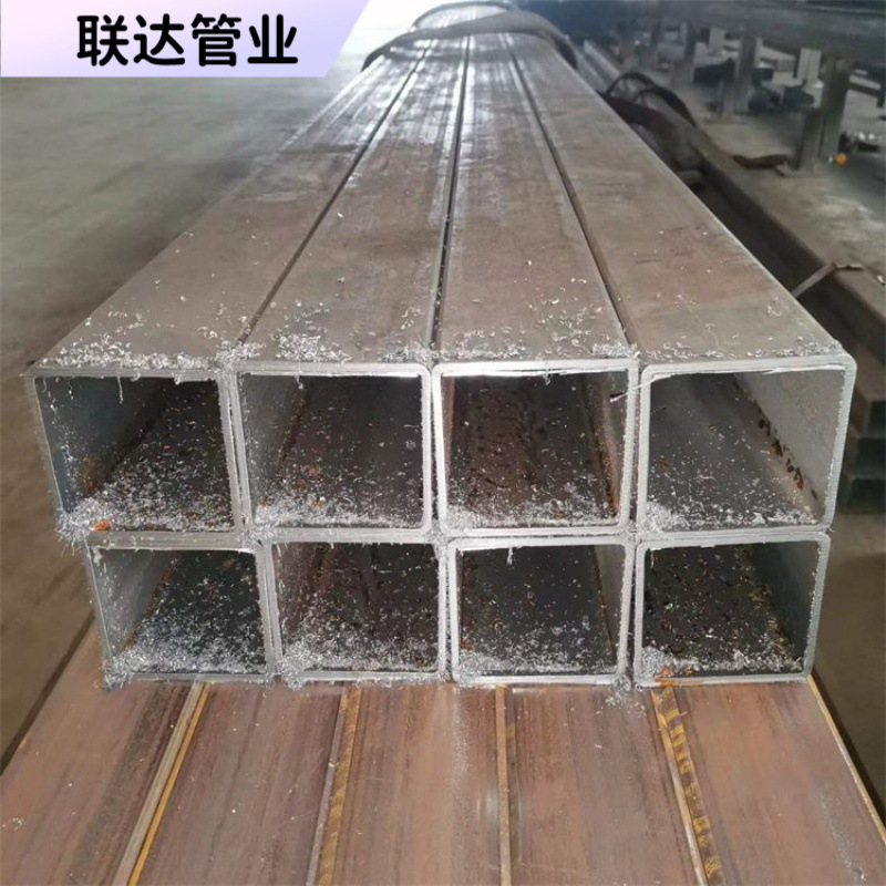 镀锌方管Q235B矩形管 大小口径 建筑黑料热浸锌铝镁方管 黑铁方通