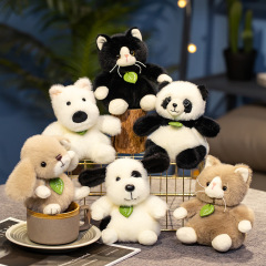 価格かわいいヤシの宝パンダウエストハイランド子犬人形ぬいぐるみ人形誕生日ギフト卸売
