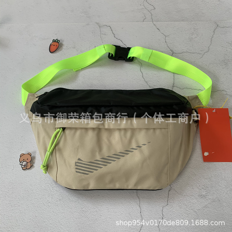 Wang Yibo の同じスタイルのクロスボディバッグ新しいシングルショルダー多用途学生スポーツトラベルバッグ大容量男性と女性のウエストバッグチェストバッグ|undefined