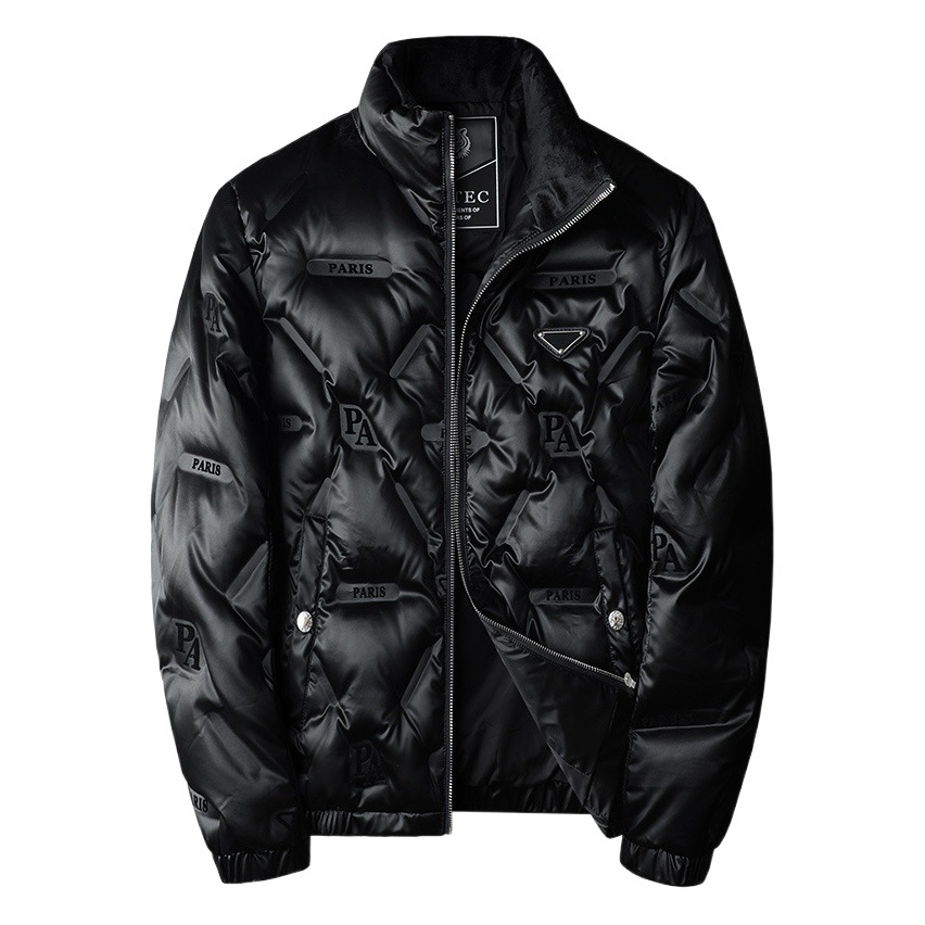 Estación Europea 2023 Invierno nuevo collar del soporte resistente al frío de los hombres abajo chaqueta caliente marca de moda más tamaño chaqueta casual ropa de hombre