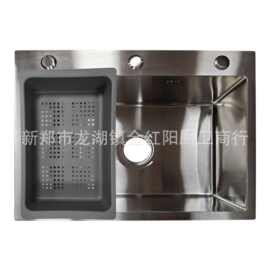 厂家直销不锈钢2.0/3.0mm厨房水槽洗菜盆手工盆大容量单槽台上台