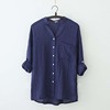 Summer Japanese fresh fashionable sun protection clothing, shirt, loose fit, cotton and linen