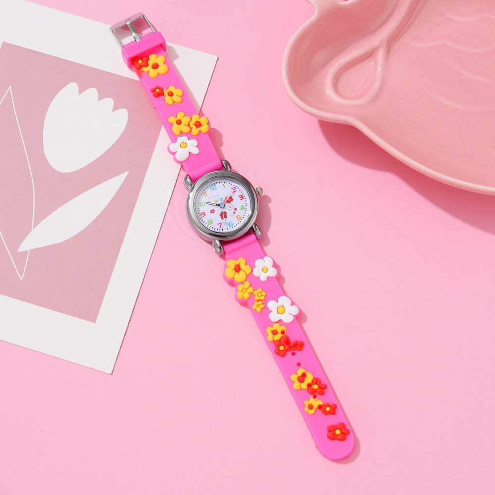 Cute Heart Shape Buckle Quartz Kids Watches display picture 17