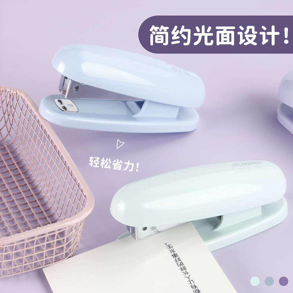 Mini grapadora de alto valor 12 # Grapadora antideslizante para oficina pequeña y mediana