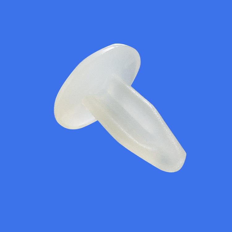 供应卡入式尼龙树形铆钉插鞘式塑料平头圆头汽车铆钉黑色子母扣