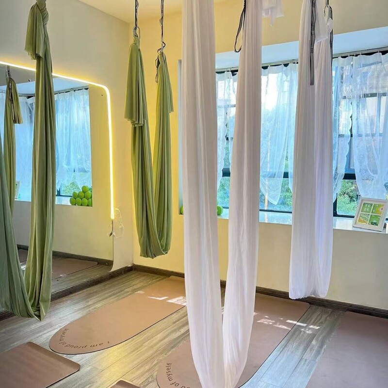 Solid Color Anti-Gravity Aerial Yoga Hammock Micro-Elastic Stretch Sports Cloth One-Piece Non-Spliced Fabric Set Dropshipping Solid Color Anti-Gravity Aerial Yoga Hammock Micro-Elastic Stretch Sports Cloth One-Piece Non-Spliced Fabric Set Dropshipping