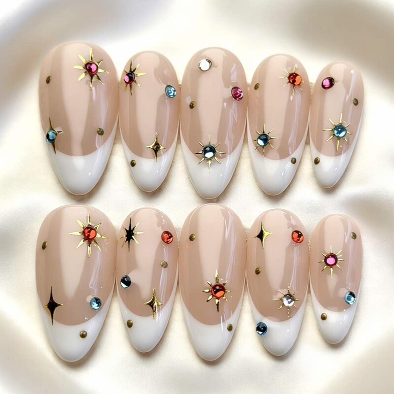 Wearable Nails for Cross-Border European and American Markets, Long Pointed Shape, Charming Purple Glitter Cat Eye, Simple Solid Color, Removable Fake Nail Patches Wearable Nails for Cross-Border European and American Markets, Long Pointed Shape, Charming Purple Glitter Cat Eye, Simple Solid Color, Removable Fake Nail Patches