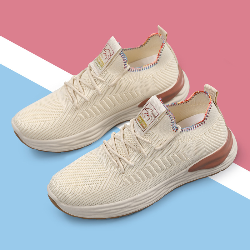 Flying mesh women's shoes explosions comfortable breathable casual shoes trend Joker wear-resistant non-slip shoes wholesale shoes for women