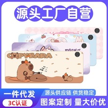 加热鼠标垫办公室桌面卡通加热桌垫学习写字发热暖桌垫厂家批发