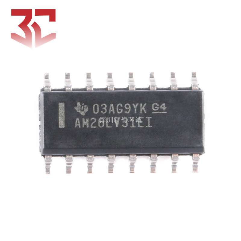 Smd Am26Lv31Eidr Soic-16 Low Voltage High Speed Quad Differential Line Driver Chip Smd Am26Lv31Eidr Soic-16 Low Voltage High Speed Quad Differential Line Driver Chip