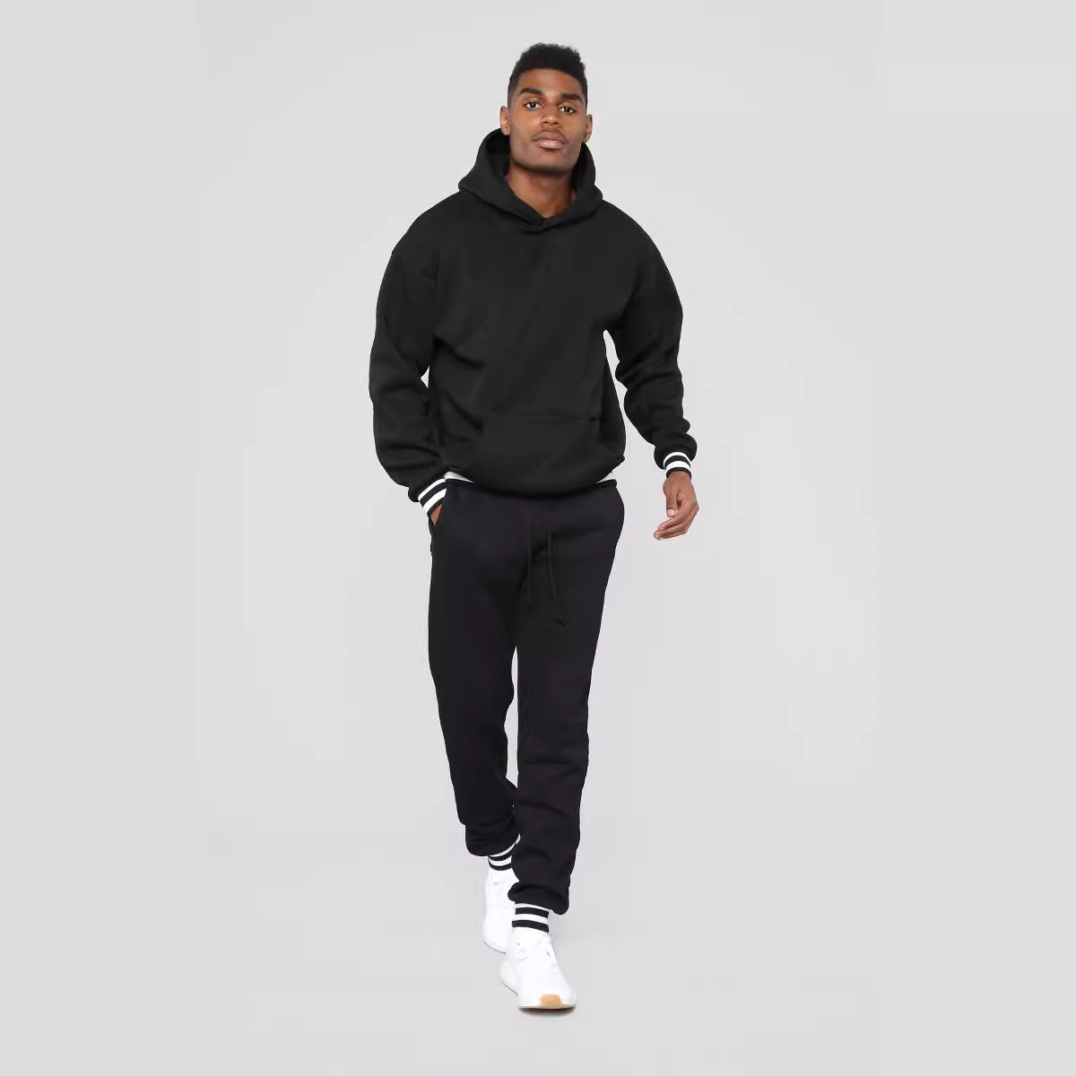 Herren Trainingsanzug Mit Kapuzenpullover Und Freizeithose_voghion.com
